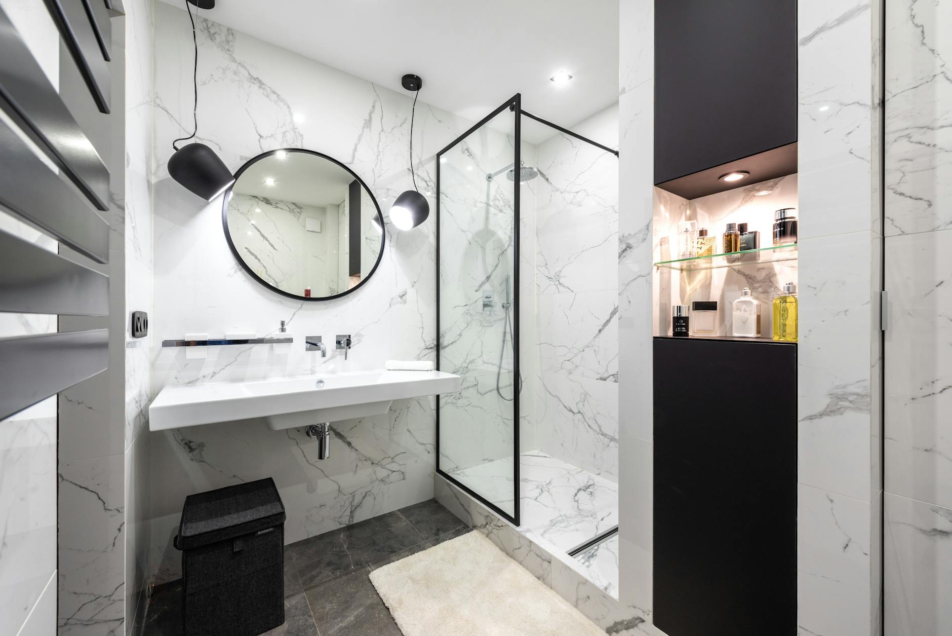 Mur de douche moderne