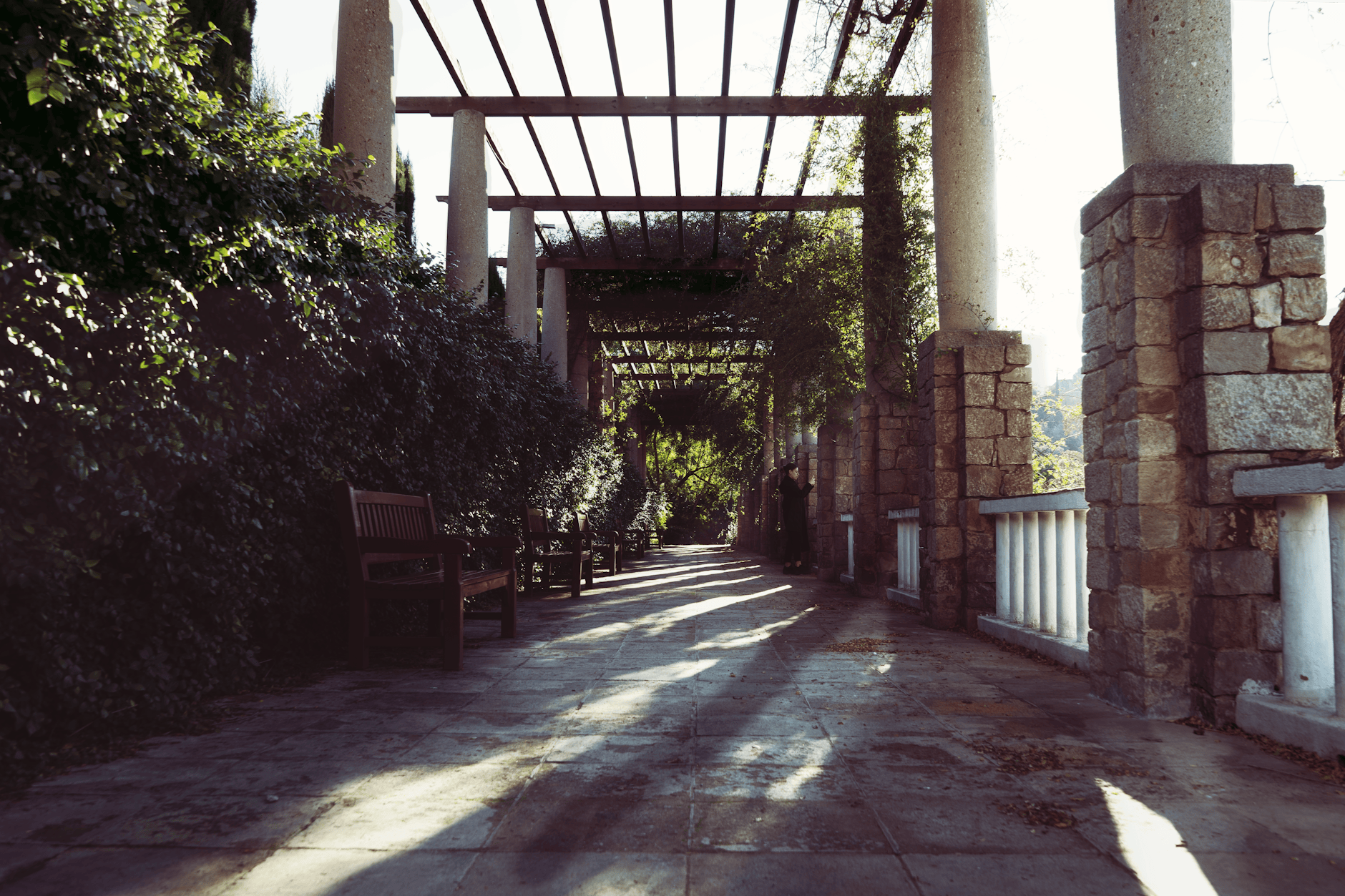 Pergola sur une terrasse